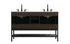 Elegant Lighting Lennox Vanity Cabinet 4Dr2Dw 54 Inch x22 Inch x34 Inch in Mocha Brown Model: VF60754DMMB