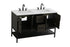 Elegant Lighting Lennox Vanity Cabinet 4Dr2Dw 54 Inch x22 Inch x34 Inch in Mocha Brown Model: VF60754DMMB