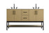 Elegant Lighting Lennox Vanity Cabinet 4Dr2Dw 60 Inch x22 Inch x34 Inch in Honey Brown Model: VF60760DMHB