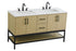 Elegant Lighting Lennox Vanity Cabinet 4Dr2Dw 60 Inch x22 Inch x34 Inch in Honey Brown Model: VF60760DMHB
