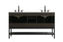 Elegant Lighting Lennox Vanity Cabinet 4Dr2Dw 60 Inch x22 Inch x34 Inch in Mocha Brown Model: VF60760DMMB