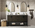 Elegant Lighting Lennox Vanity Cabinet 4Dr2Dw 60 Inch x22 Inch x34 Inch in Mocha Brown Model: VF60760DMMB