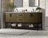 Elegant Lighting Lennox Vanity Cabinet 4Dr2Dw 72 Inch x22 Inch x34 Inch in Chestnut Brown Model: VF60772DMCB