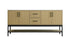 Elegant Lighting Lennox Vanity Cabinet 4Dr2Dw 72 Inch x22 Inch x34 Inch in Honey Brown Model: VF60772DMHB