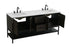 Elegant Lighting Lennox Vanity Cabinet 4Dr2Dw 72 Inch x22 Inch x34 Inch in Mocha Brown Model: VF60772DMMB