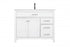 Elegant Lighting Lewis 42 Inch Single Bathroom Vanity in Grey Model: VF23342GR