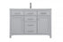 Elegant Lighting Lewis 48 Inch Single Bathroom Vanity in Grey Model: VF23348GR