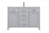 Elegant Lighting Lewis 48 Inch Single Bathroom Vanity in Grey Model: VF23348GR