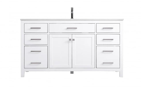Elegant Lighting Lewis 60 Inch Single Bathroom Vanity in Grey Model: VF23360GR