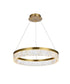 Elegant Lighting Linden 22 Inch Adjustable LED Chandelier in Chrome Model: 2050D22C