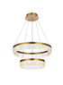Elegant Lighting Linden 22 Inch Adjustable LED Chandelier in Chrome Model: 2050G22C