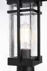 Elegant Lighting Livingston 7 inch Outdoor Pendant in Black Model: OD321P17BK