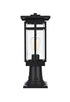 Elegant Lighting Livingston 7 inch Outdoor Pendant in Black Model: OD321P17BK