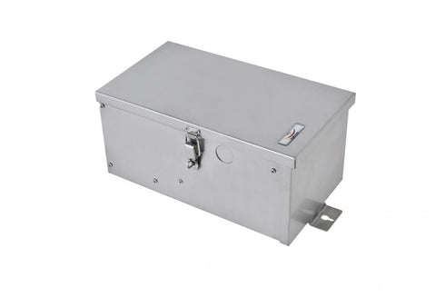 Elegant Lighting LOW VOLTAGE LANDSCAPE TRANSFORMER 600W 120V STAINLESS STEELINPUT: 120VOUTPUT: 0V 12V 13V 14V 15V Model: TF600WST