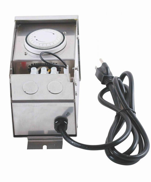 Elegant Lighting LOW VOLTAGE LANDSCAPE TRANSFORMER 75W STAINLESS STEELINPUT: 120VOUTPUT: 0V 12V 13V 14V 15V Model: TF75WST