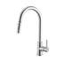 Elegant Lighting Luca Single Handle Pull Down Sprayer Kitchen Faucet with Touch Sensor in Brushed Gold Model: FAK-306BGD