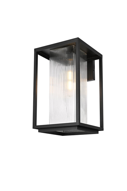 Elegant Lighting Ludlow 1 Light Wall sconce W10 Inch E11.5 Inch H19 Inch L1 in Black (1Box) Model: OD308W19BK