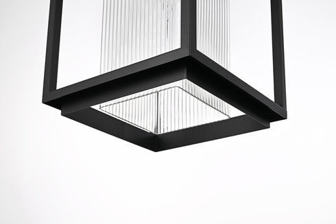 Elegant Lighting Ludlow 1 Light Wall sconce W10 Inch E11.5 Inch H19 Inch L1 in Black (1Box) Model: OD308W19BK