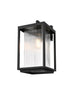 Elegant Lighting Ludlow 1 Light Wall sconce W8 Inch E9.5 Inch H15 Inch L1 in Black (1Box) Model: OD308W15BK