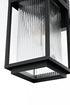 Elegant Lighting Ludlow 7 inch Outdoor Pendant in Black Model: OD308W13BK