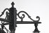 Elegant Lighting Luz 84 inch Outdoor Post light with pole in Black in Black and Clear Finish Model: OD605P84BK