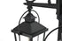Elegant Lighting Luz 84 inch Outdoor Post light with pole in Black in Black and Clear Finish Model: OD605P84BK