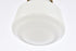 Elegant Lighting Lye Lyle 1 light Brass and frosted white glass plug in pendant Model: LDPG6257BR