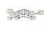 Elegant Lighting Lyra 32 Inch Flush Mount in Black Model: LD920F32BK