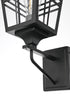 Elegant Lighting Macon 1 Light Wall sconce W8.5 Inch E10.5 Inch H19.5 Inch L1 in Black Model: OD303W20BK