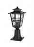 Elegant Lighting Macon 7 inch Outdoor Pendant in Black Model: OD303P16BK