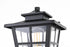 Elegant Lighting Macon 7 inch Outdoor Pendant in Black Model: OD303P16BK