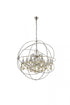 Elegant Lighting Maddox 4 light in Black pendant Model: LD6008D20BK