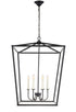 Elegant Lighting Maddox 6 light in Black chandelier Model: LD6008D24BK