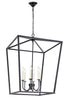 Elegant Lighting Maddox 6 light in Black chandelier Model: LD6008D24BK