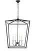 Elegant Lighting Maddox 6 light in Black chandelier Model: LD6008D24BK