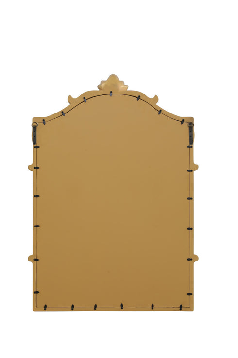 Elegant Lighting Madeline Wall mirror 25.5 Inch x36 Inch gold leaf Model: MR7A2636GF