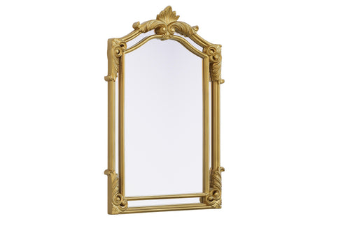 Elegant Lighting Madeline Wall mirror 28.5 Inch x36 Inch gold leaf Model: MR7A2936GF