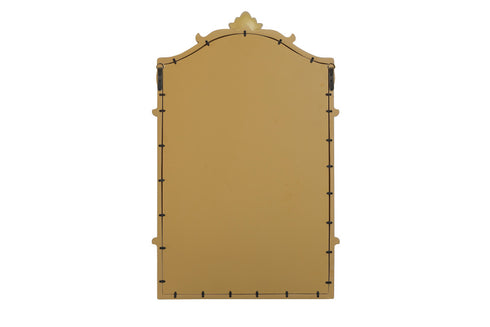 Elegant Lighting Madeline Wall mirror 28.5 Inch x36 Inch gold leaf Model: MR7A2936GF