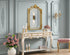 Elegant Lighting Madeline Wall mirror 28.5 Inch x36 Inch gold leaf Model: MR7A2936GF