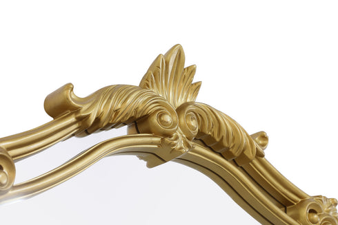 Elegant Lighting Madeline Wall mirror 28.5 Inch x42 Inch gold leaf Model: MR7A2942GF