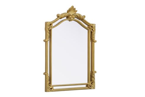 Elegant Lighting Madeline Wall mirror 28.5 Inch x42 Inch gold leaf Model: MR7A2942GF