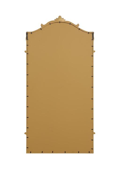 Elegant Lighting Madeline Wall mirror 33.5 Inch x66 Inch gold leaf Model: MR7A3466GF