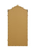 Elegant Lighting Madeline Wall mirror 33.5 Inch x66 Inch gold leaf Model: MR7A3466GF