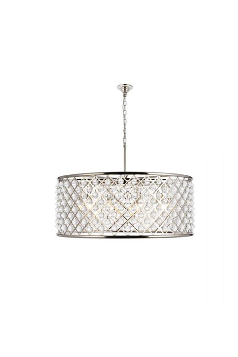 Elegant Lighting Madison 10 Light Pendant Model: 1213G43GI/RC