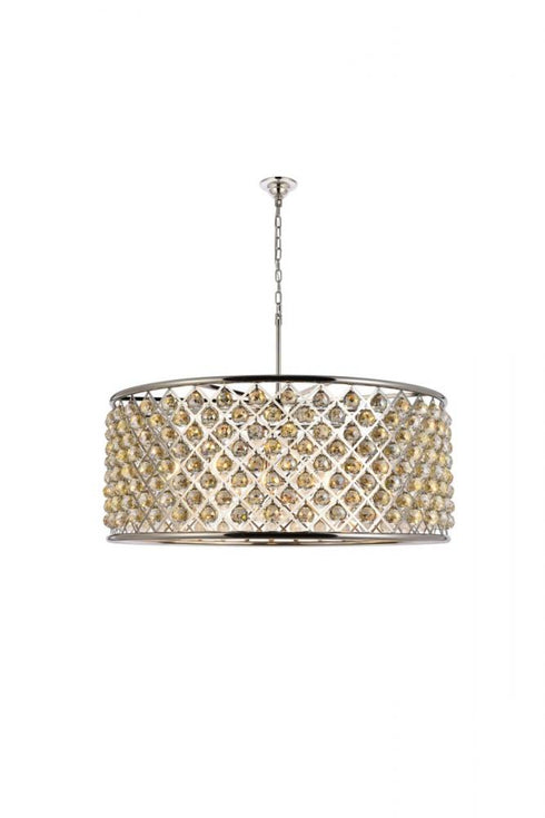 Elegant Lighting Madison 10 Light Pendant Model: 1214G43GI/RC