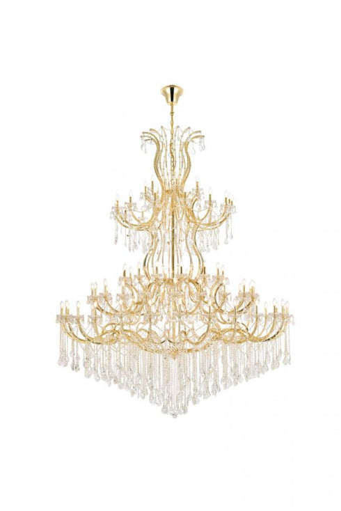Elegant Lighting Maria Theresa 84 light in Chrome Chandelier Clear Royal Cut Crystal Model: 2800G120C/RC