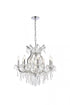 Elegant Lighting Maria Theresa 9 light in Chrome Chandelier Clear Royal Cut Crystal Model: 2800D26C/RC