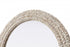 Elegant Lighting Marlowe Arch Cornhusk Mirror 30x36 Inch in Linen White Model: MR4G3036LN