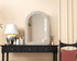Elegant Lighting Marlowe Arch Cornhusk Mirror 30x42 Inch in Linen White Model: MR4G3042LN