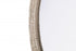 Elegant Lighting Marlowe Oval Cornhusk Mirror 24x36 Inch in Linen White Model: MR4C2436LN